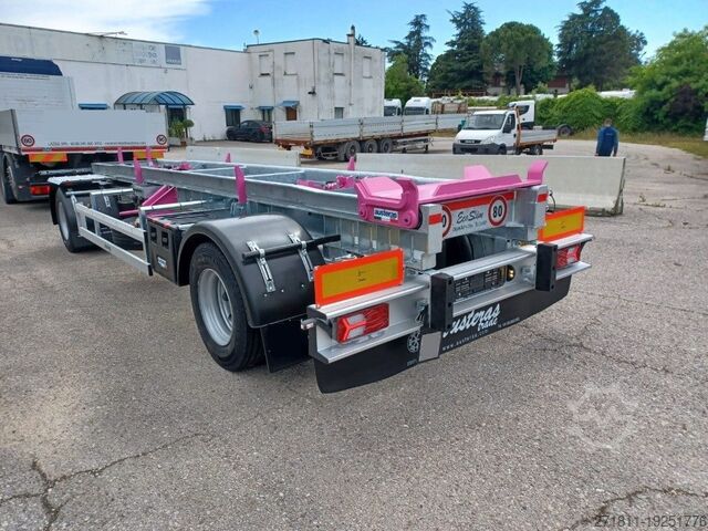 Самосвальный прицеп AUSTERAS RIMORCHIO ECOSLIM SCARRABILE ZINCATO