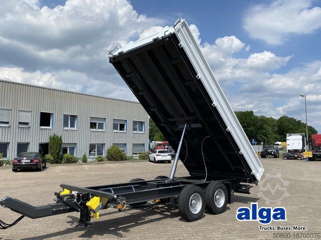 Трёхсторонний самосвальный прицеп  alga TAT-K 110, Rampen, Tieflader, 2x am Lager