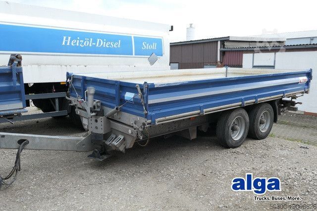 Трёхсторонний самосвальный прицеп FLIEGL TSK 118, Verzinkt, Tandem, Rampen, 5mtr. lang