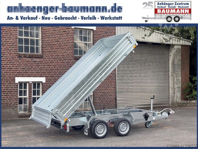 Самосвал 3-сторонний Humbaur HTK 3500.31 STAHLFUHRMANN-BW 313X174X40CM 3500KG