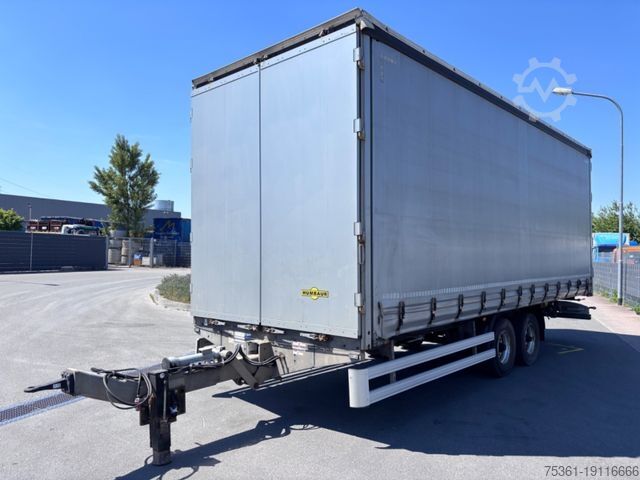 Открытый прицеп с тентом HUMBAUR HT 10,5 t Tandem Durchlader Edscha BPW Achsen