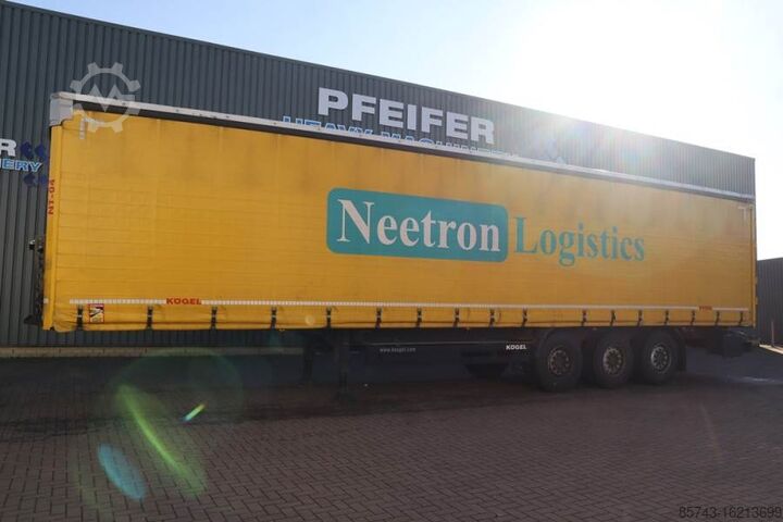 Раздвижные брезентовые навесы Kögel S24-1 CoC Documents, TuV Loading Certificate, Dutc