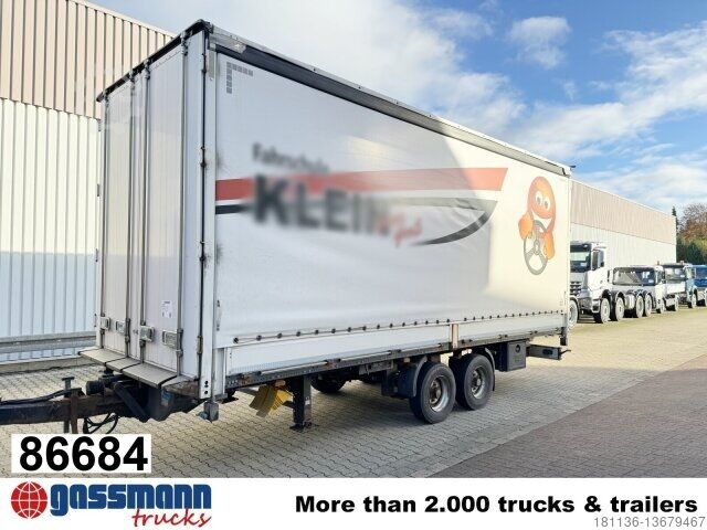 Открытый прицеп с тентом Obermaier OS2-L105 L/B, durchladbar, Edscha, Ex-Fahrschule!