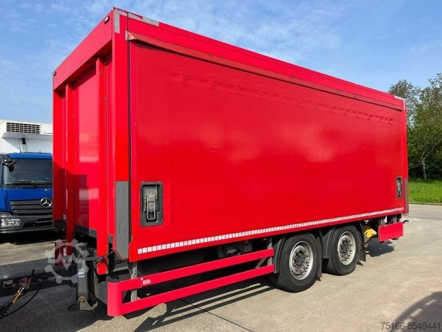 Открытый прицеп с тентом SPIER 2-Achs TANDEM-Anhänger Getränkepritsche LBW 2 T