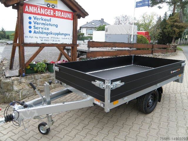 Открытая платформа Saris PL 256 150 1350 1 Plateauanhänger 1-Achs