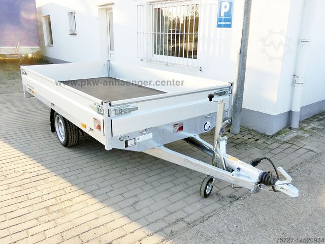 Прицеп с открытой бортовой платформой Hapert Hochlader HAPERT AZURE H1 1500kg 305x160