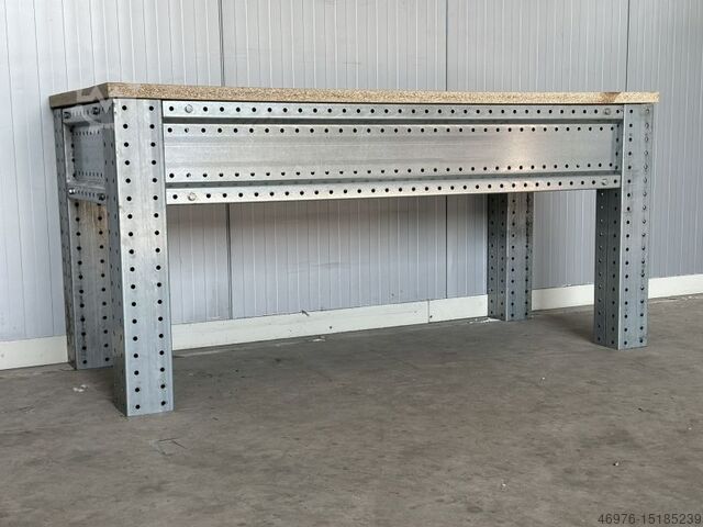 Верстак Сварочный стол Стол для мастерской Packtisch Werktisch Arbeitstisch Abm: 2.000 x 850 x 940 mm (BxTxH)