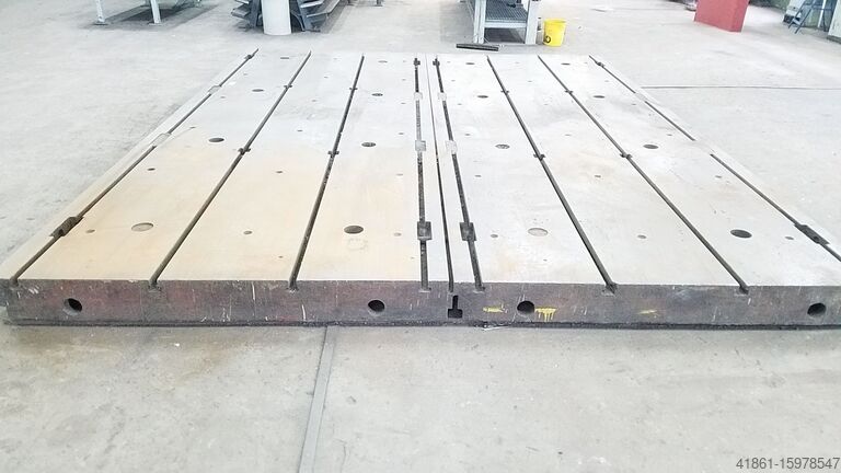 2 пластины с Т-образными пазами UNBEKANNT 4970 x 1940 mm