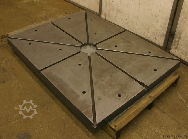 зажимная пластина с Т-образным пазом Stahl 1630/1250/H100 mm