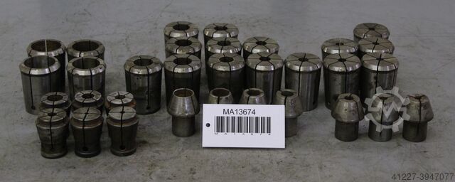 Цанговые втулки 32 шт. Stahl verschiedene Grössen