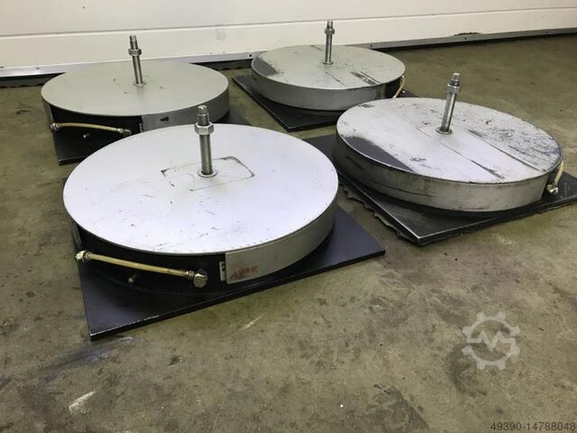 4 штуки демпфирующих элементов, машинные опоры, виброэлементы, демпфирование машин для эксцентриковы BILZ Faebi 430 HD