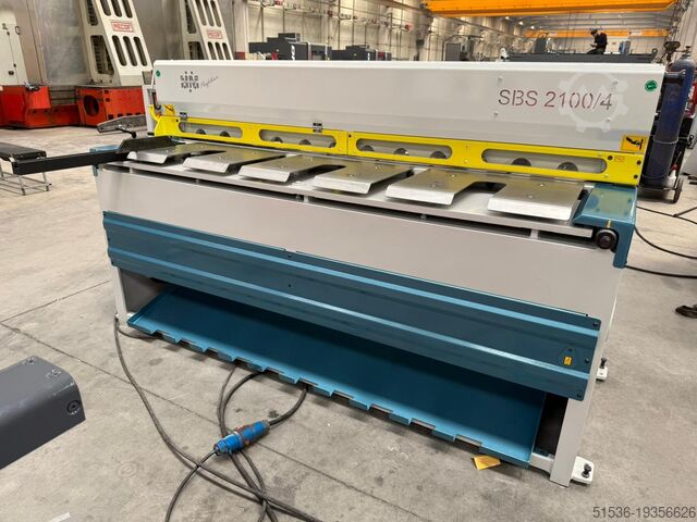 Моторизованные гильотинные ножницы H.M. Maschinen GmbH SBS 2100 x 4