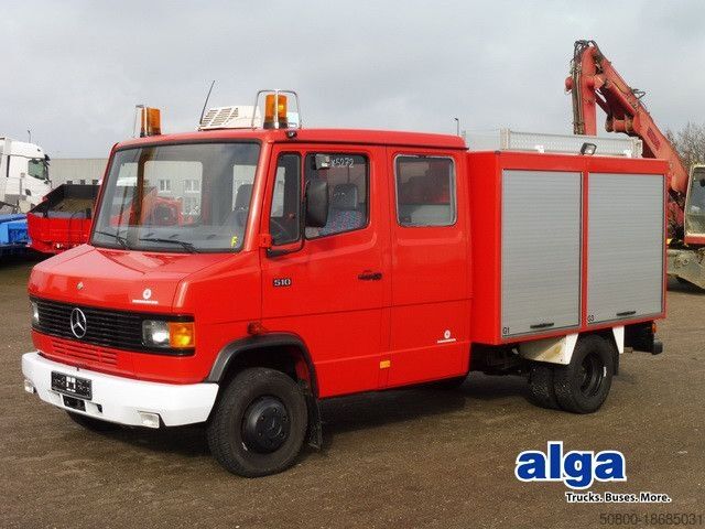 Кастомизированный фургон MERCEDES-BENZ 510 TSF-W, Feuerwehr, DOKA, Görlitz, Wassertank