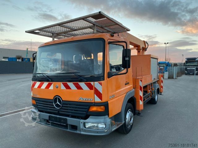 Рабочая платформа MERCEDES-BENZ Atego 812 BISON stematec TKA 17 Hubarbeitsbühne