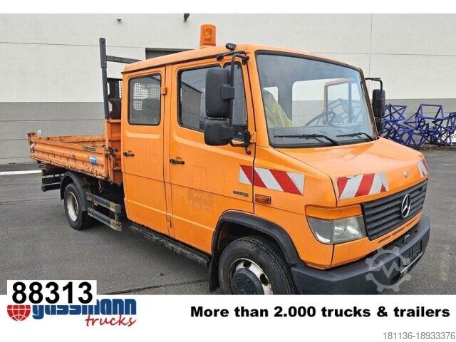 Самосвал-фургон Mercedes-Benz Vario 813 D 4x2 Doka, Meiller Kipper