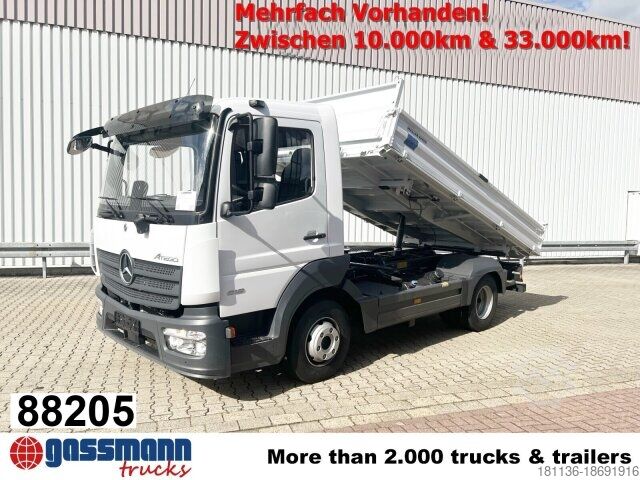 Самосвал-фургон Mercedes-Benz Atego 818 K 4x2, 2x AHK, Meiller-Kipper, mehrfach