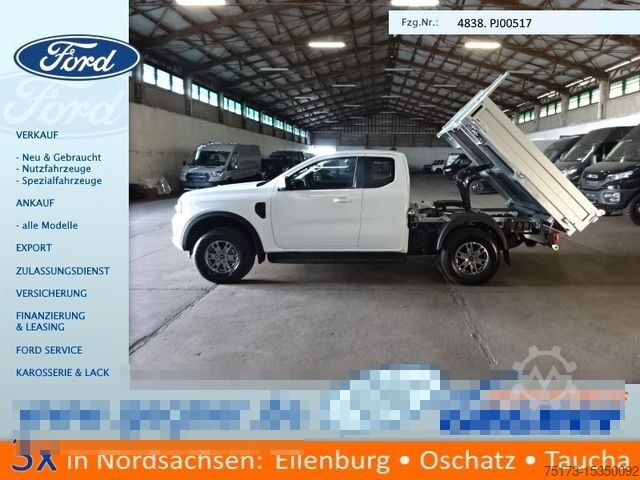 Самосвал-фургон FORD Ranger 2.0L XLT XtraKab 4x4 WiPa AHK 3-S.-Kipper