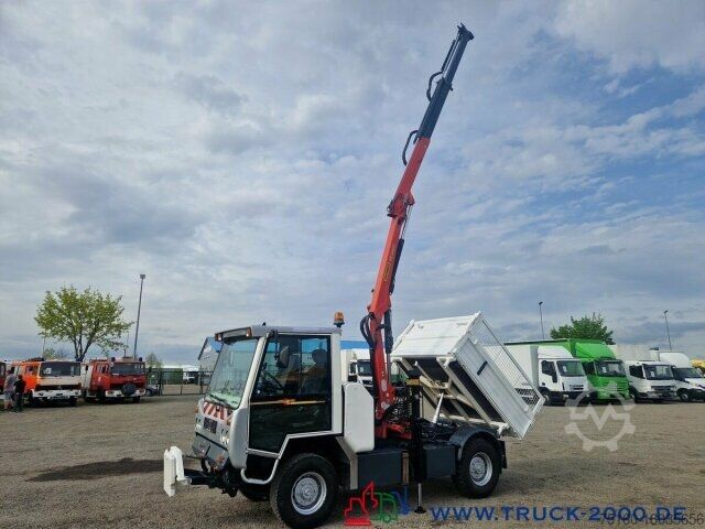Самосвал-фургон Multicar Boki 4x4 Kran 5.+ 6.Steuerkreis Kommunalplatte