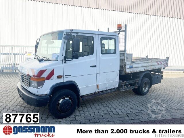 Самосвал-фургон Mercedes-Benz Vario 816 D 4x2 Doka, 2x AHK, Meiller Kipper