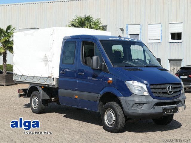 Фургон-шторник MERCEDES-BENZ 316 CDI DOKA 4x4, Allrad, klima, 6. Sitze