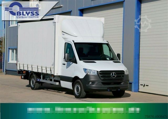 Фургон-шторник MERCEDES-BENZ Sprinter Plane 420x220x220 mit Ladebordwand