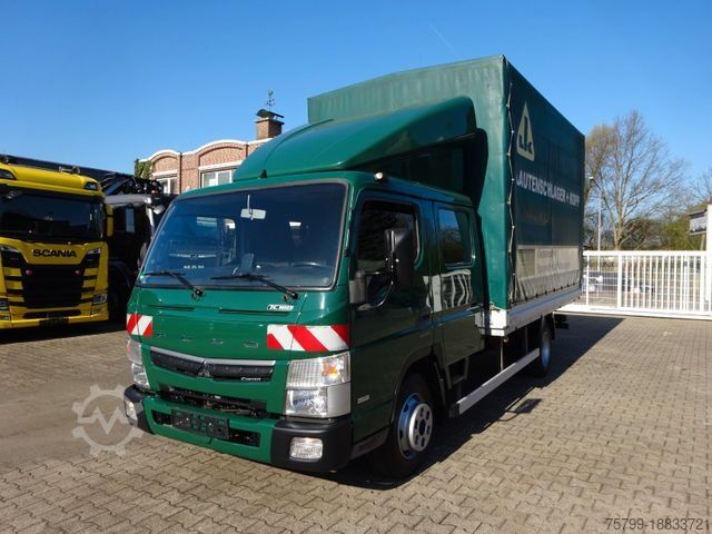 Фургон-шторник FUSO 7C180D Canter mit Doppelkabine 4x2