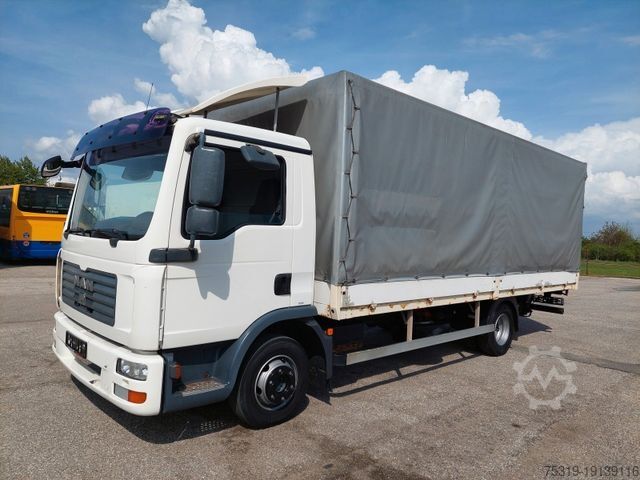 Фургон-шторник MAN TGL 8.180 4X2 BL
