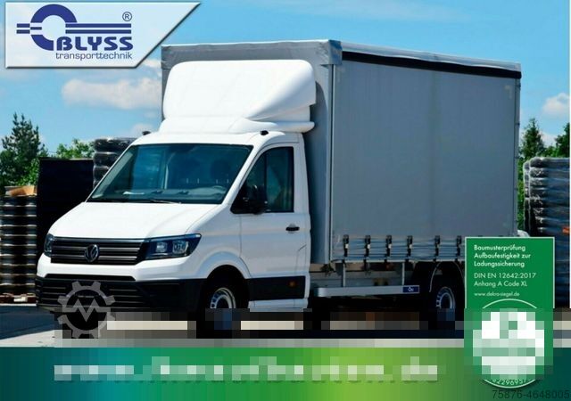 Фургон-шторник VOLKSWAGEN Crafter 177 PS Planenaufbau 430x220x220 cm.