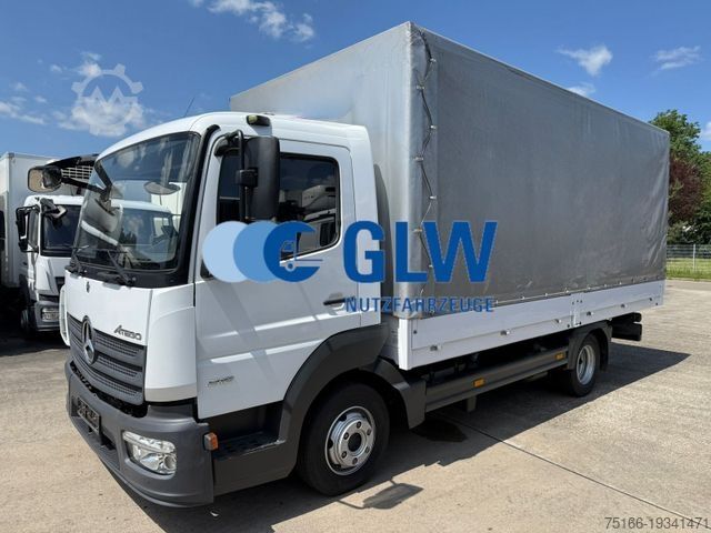 Фургон-шторник MERCEDES-BENZ ATEGO 816 Pritsche/Plane 5,20 m*NL 2,72 T*AHK