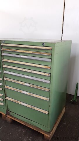 Роликовый подшипник. Тумба с выдвижными ящиками + содержимое HOFFMANN 9 Auszüge