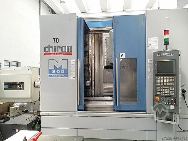 Обрабатывающие центры - вертикальные - фрезерные и токарные... Chiron MILL 800 5 axis milling turning - ms