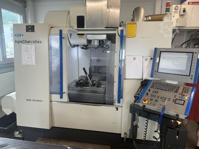 Вертикальный обрабатывающий центр с ЧПУ MIKRON VCE 600 pro