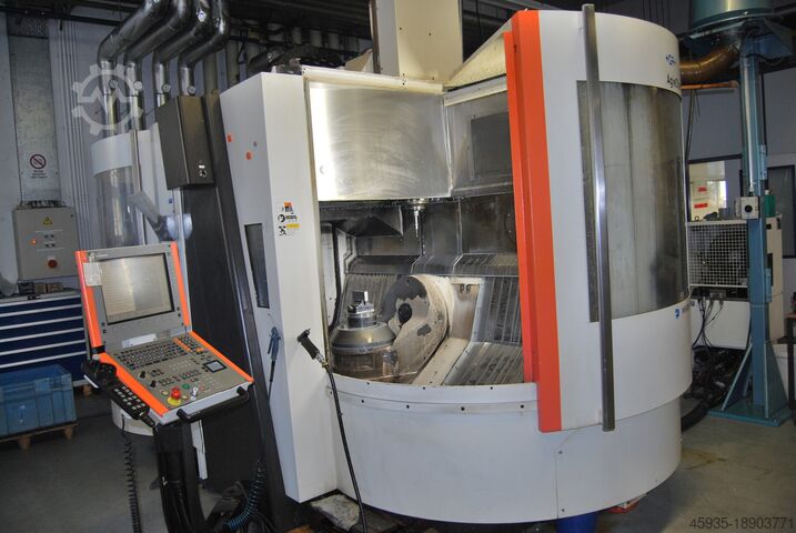 5-ти осевой обрабатывающий центр + автомат GF Machining Solutions Mikron XSM600U