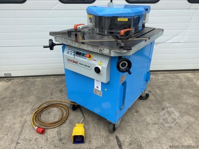 Двухстанционная вырубная машина с регулировкой угла + листогиб; пресс для гибки с матрицей, вырубная EUROMAC Multi 220/6R