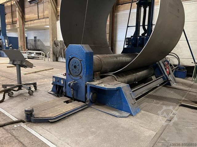 4 ролика круглой гибки листового металла ролик 3100 x 70 Haeusler VRM HY