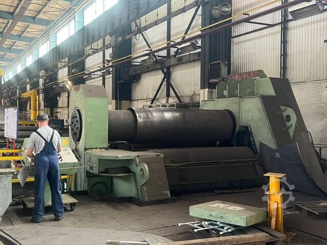 4 ролика круглый гибочный ролик 3100 x 140 мм Haeusler VRM HY