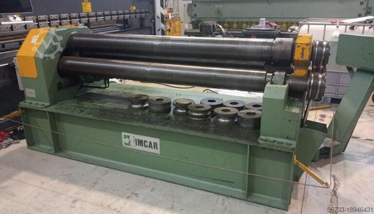 Гидравлический трехвалковый круглогибочный станок IMCAR 2100 x 10/8 mm