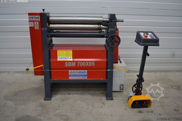 Станок для гибки листового металла - 3 ролика OSTAS SBM 700 x 95