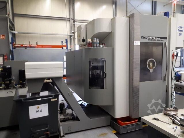 Обрабатывающий центр 5-осевой одновременный DMG DMU 50 eVo linear