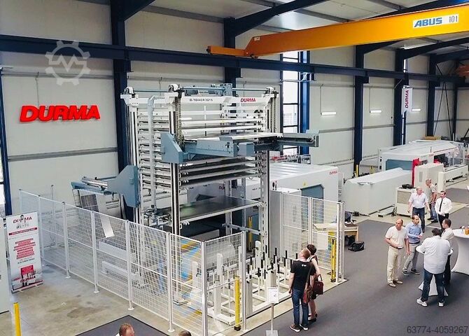 Станок для лазерной резки Durma HD-F 3015 Fiber mit Regalsystem 6 kW