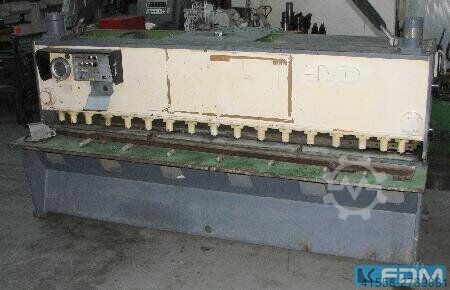 Пластины сдвига - гидравлические LVD MVN 31/4