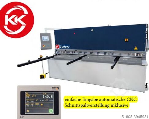 гидравлический режущий срез качающимся ножницам KK Kletzer CNC Tafelschere Schwingschnitt KK Kletzer SWT 300