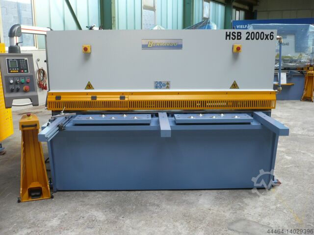 Гидравлические гильотинные ножницы Bernardo HSB 2000 x 6