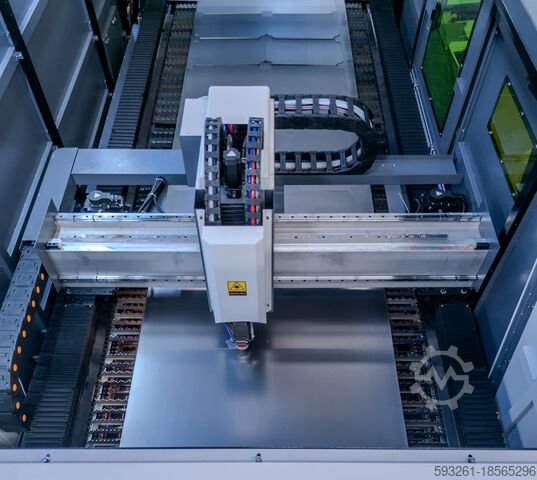 катушечная линия Metal Coil Laser Cutting Line GS-3015CF 3kw