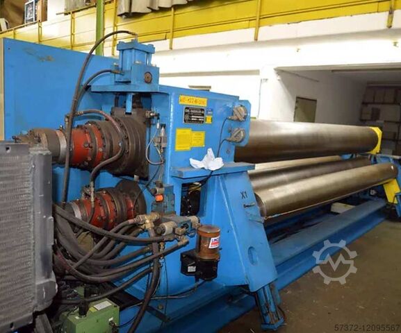 Четырехвалковый круглогибочный станок с ЧПУ Haeusler VRM-hy 2500x20/18