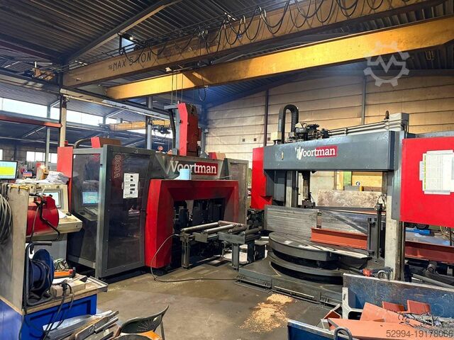 Линия сверления и распиловки Voortman 1250 x 500 mm drill saw line
