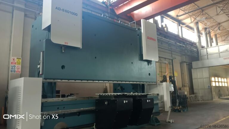 АБКАНТПРЕССЕ DURMA AD-S 601000 6 Meter | 1000 Tonnen |