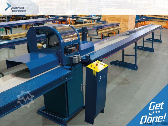 Полностью автоматическая оптимизаторная пила 4,5 м ProfiFeed Technologies S400 Fully Automatic Steel Saw