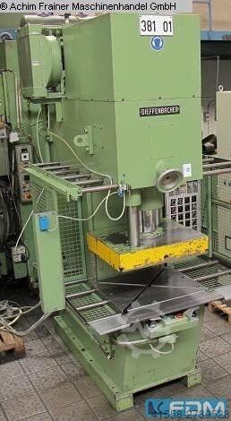 Одностоечный пресс - гидравлический DIEFFENBACHER DE 63/SH/A