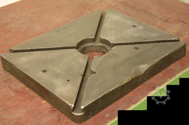 Зажимная плита с канавками Stahl 455/365/H40 mm